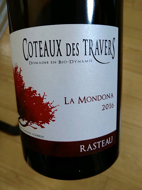 Coteaux des Travers Rasteau La Mondona(コトー・デ・トラヴェール ラストー)