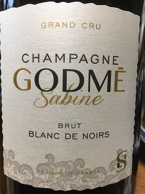 Godmé Sabine Brut Blanc de Noirs(ゴドメ・サビーヌ ブリュット ブラン・ド・ノワール)