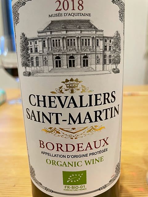 Chevaliers Saint Martin Bordeaux Rouge