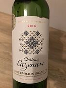Ch. Cazenave Saint Émilion Grand Cru(2016)
