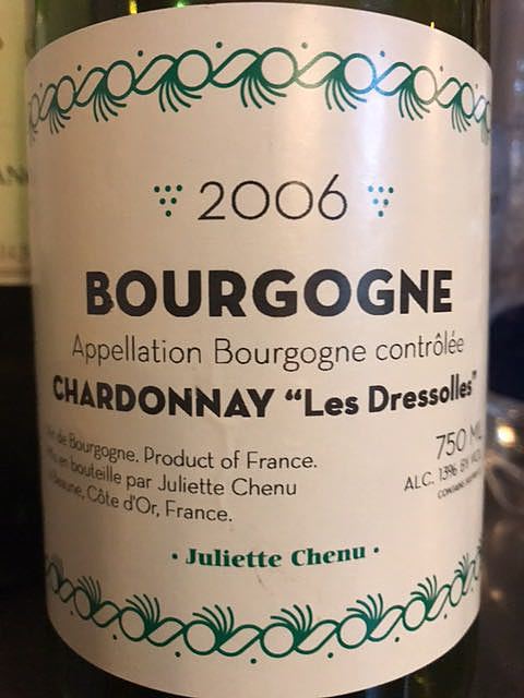 Juliette Chenu Bourgogne Chardonnay Les Dressolles