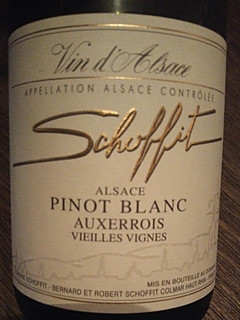 Dom. Schoffit Pinot Blanc Auxerrois Vieilles Vignes(ドメーヌ・ショフィット ピノ・ブラン オーセロワ ヴィエイユ・ヴィーニュ)