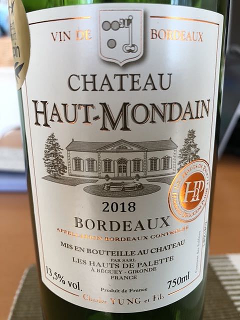 Ch. Haut Mondain Bordeaux Rouge