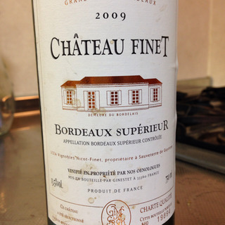 Ch. Finet Bordeaux Supérieur(シャトー・フィネ ボルドー・シューペリュール)