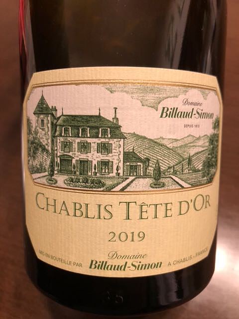 Dom. Billaud Simon Chablis Tête d'Or