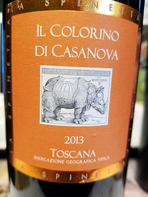 La Spinetta Il Colorino di Casanova Toscana Rosso(ラ・スピネッタ イル・コロリーノ・ディ・カサノーヴァ トスカーナ ロッソ)