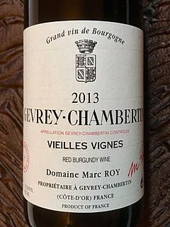 Dom. Marc Roy Gevrey Chambertin Vieilles Vignes(ドメーヌ・マルク・ロワ ジュヴレ・シャンベルタン ヴィエイユ・ヴィーニュ)