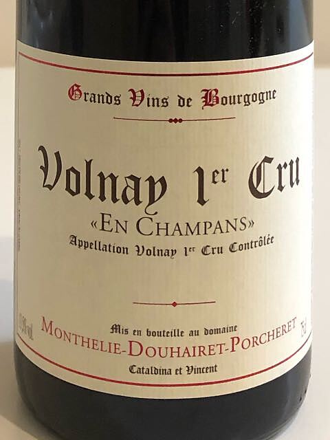 Monthélie Douhairet Porcheret Volnay 1er Cru En Champans