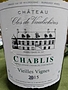 Ch. Clos de Vaulichères Chablis Vieilles Vignes(2015)