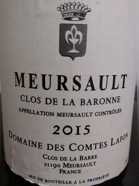 Dom. des Comtes Lafon Meursault Clos de la Baronne