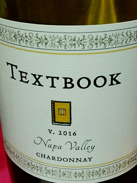 Textbook Chardonnay Napa Valley 2015(テキストブック シャルドネ ナパ・ヴァレー)