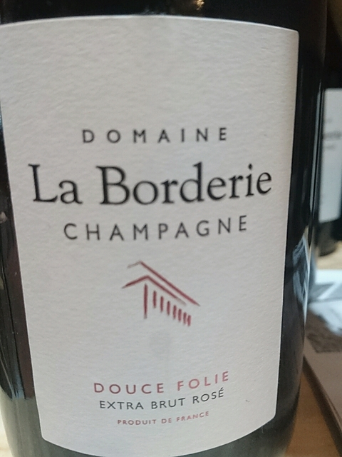 Dom. La Borderie Douce Folie Extra Brut Rosé(ドメーヌ・ラ・ボルドリー ドゥース・フォリー エクストラ・ブリュット ロゼ)