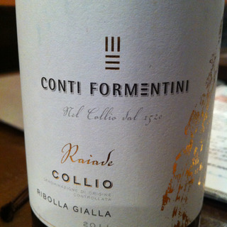 Conti Formentini Raiade Ribolla Gialla