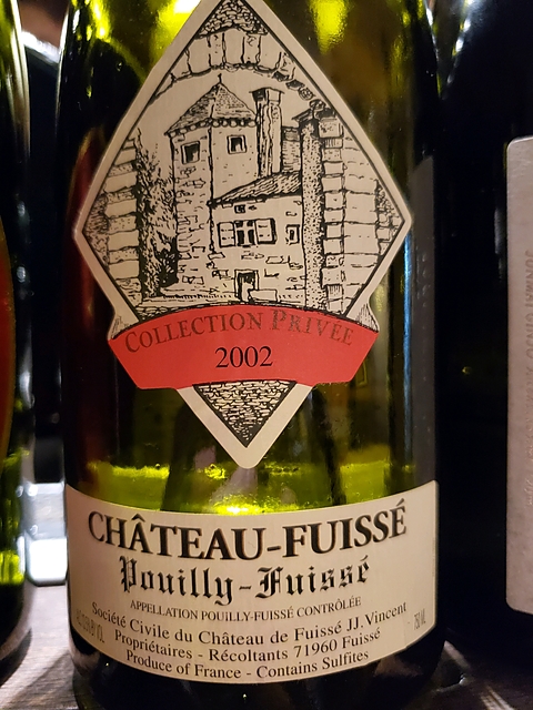 Ch. Fuissé Pouilly Fuissé Collection Privée(シャトー・フュイッセ プイイ・フュイッセ コレクション・プリヴェ)