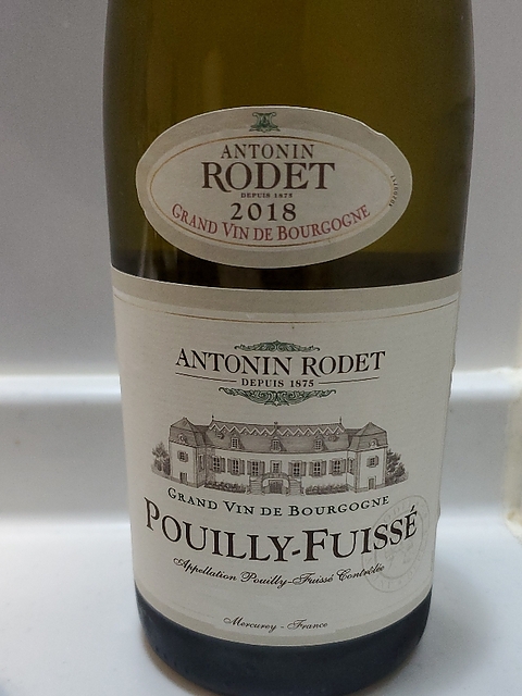 Antonin Rodet Pouilly Fuissé(アントナン・ロデ プイィ・フュイッセ)