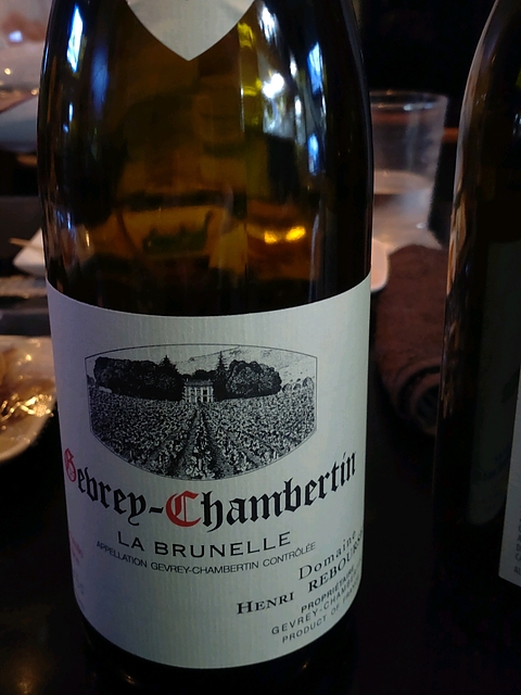 Dom. Henri Rebourseau Gevrey Chambertin La Brunelle