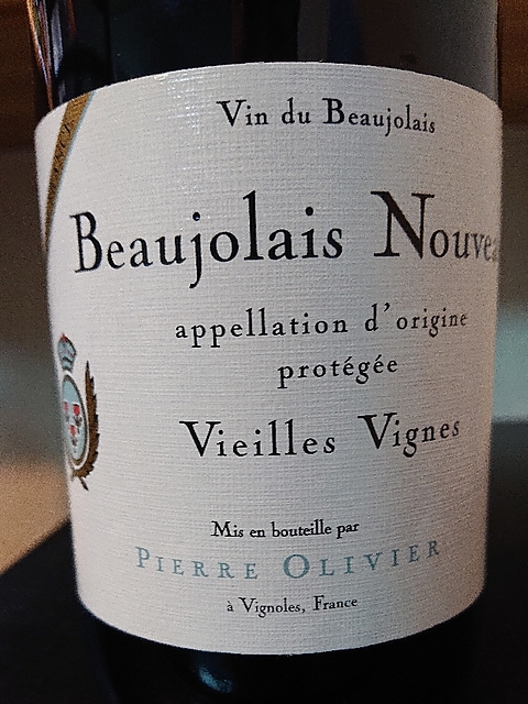 Pierre Olivier Beaujolais Villages Nouveau Vieilles Vignes