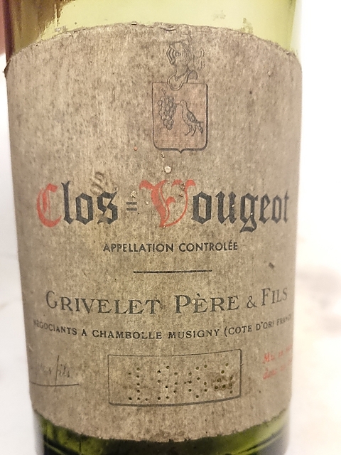 Dom. Grivelet Clos Vougeot