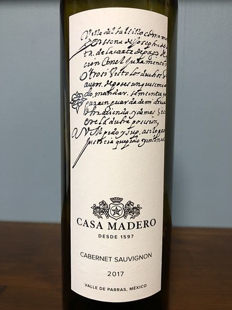 Casa Madero Cabernet Sauvignon(カーサ・マデロ カベルネ・ソーヴィニヨン)