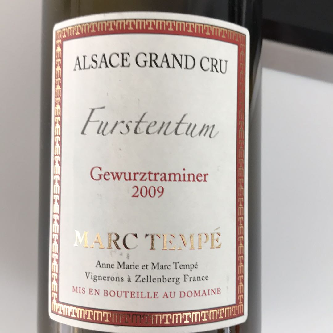 Marc Tempé Gewurztraminer 2019 アルザス5本 Marc Tempé Gewurztraminer 2019 アルザス5本