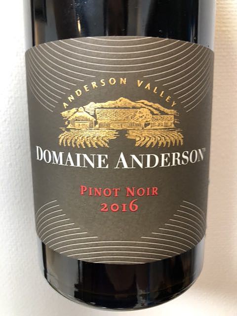 Dom. Anderson Pinot Noir(ドメーヌ・アンダーソン ピノ・ノワール)