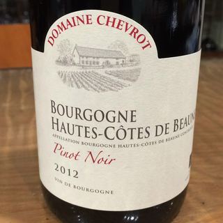 Dom. Chevrot Bourgogne Hautes Côtes de Beaune Pinot Noir(ドメーヌ・シュヴロ ブルゴーニュ オート・コート・ド・ボーヌ ピノ・ノワール)