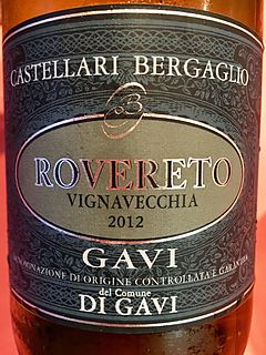 Castellari Bergaglio Rovereto Gavi(カステッラーリ・ベルガーリオ ロヴェレート ガヴィ)