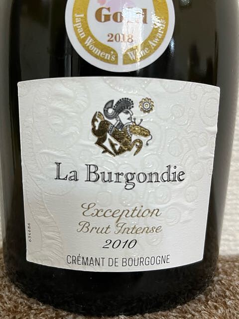 La Burgondie Crémant de Bourgogne Exception Brut Intense Blanc
