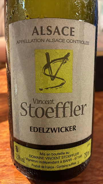 Vincent Stoeffler Edelzwicker 2018