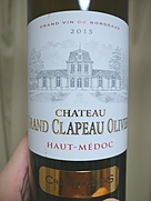 Ch. Grand Clapeau Olivier(2015)