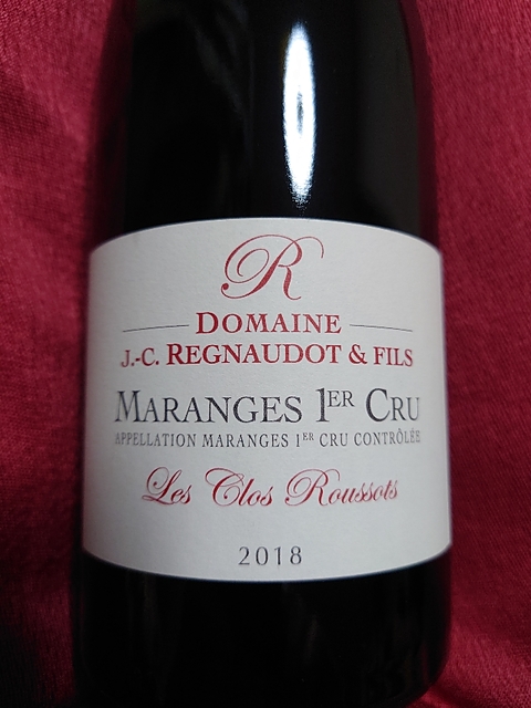 Dom. J.C. Regnaudot & Fils Maranges 1er Cru Les Clos Roussots