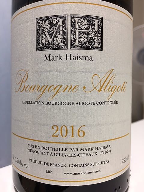 Mark Haisma Bourgogne Aligoté