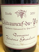 Dom. Jérôme Gradassi Châteauneuf du Pape Rouge(2020)