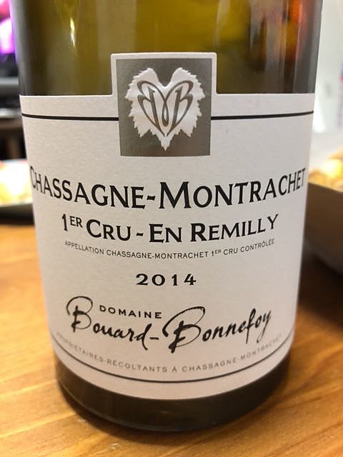 Dom. Bouard Bonnefoy Chassagne Montrachet 1er Cru En Remilly(ドメーヌ・ブアール・ボンヌフォワ シャサーニュ・モンラッシェ プルミエ・クリュ アン・レミリー)