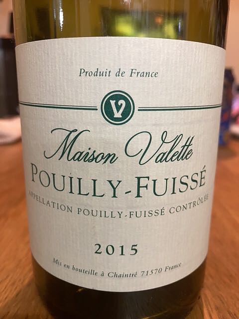 Maison Valette Pouilly Fuissé(メゾン・ヴァレット プイィ・フュイッセ)