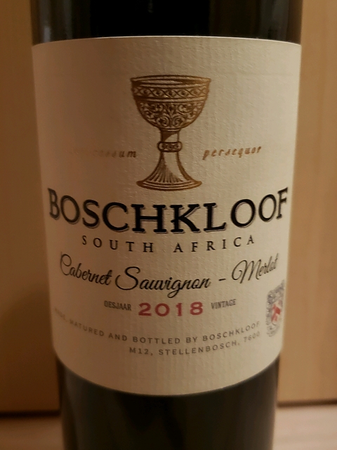 Boschkloof Cabernet Sauvignon Merlot 2018