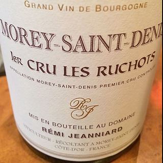 Rémi Jeanniard Morey Saint Denis 1er Cru Les Ruchots(レミ・ジャニアール モレ・サン・ドニ プルミエ・クリュ レ・リュショ)