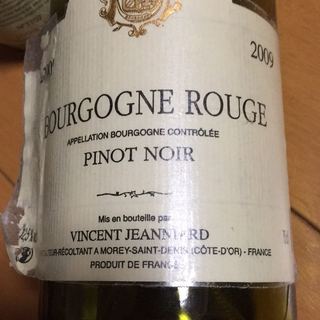 Vincent Jeanniard Bourgogne Pinot Noir