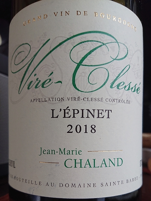 Jean Marie Chaland Viré Clessé L'Épinet