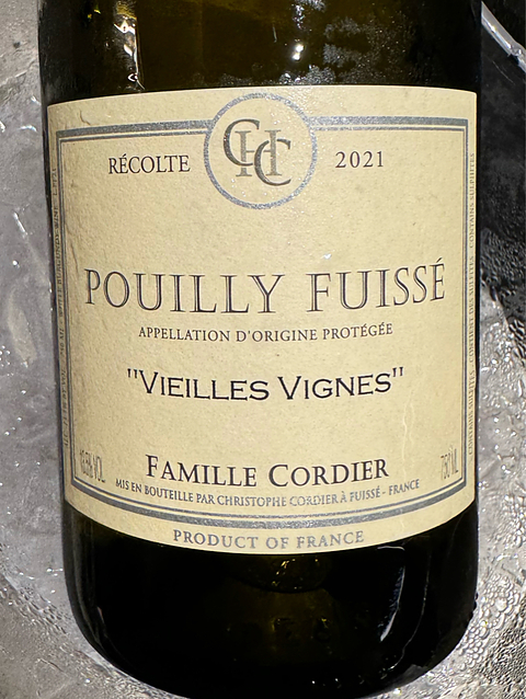Dom. Cordier Père et Fils Pouilly Fuissé Vieilles Vignes