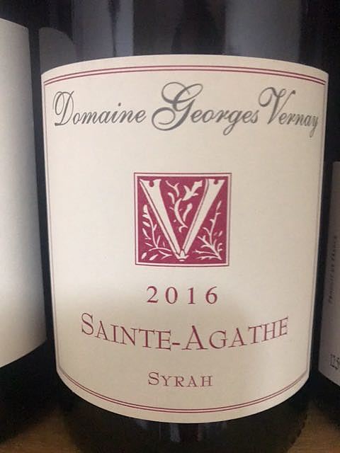 Dom. Georges Vernay Sainte Agathe Syrah