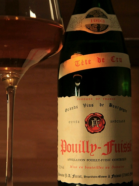 Dom. J. A. Ferret Pouilly Fuissé Tête de Cru(ドメーヌ・フェレ プイイ・フュイッセ テート・ド・クリュ)