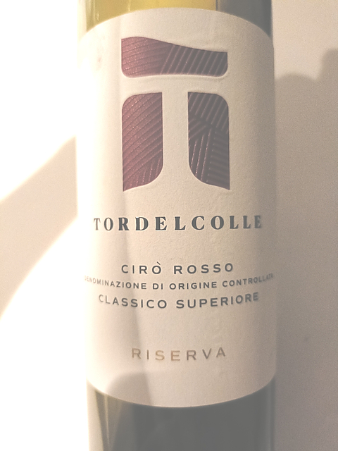 Tor del Colle Cirò Rosso Classico Superiore Riserva(トル・デル・コッレ チロ ロッソ クラッシコ スペリオーレ リゼルヴァ)