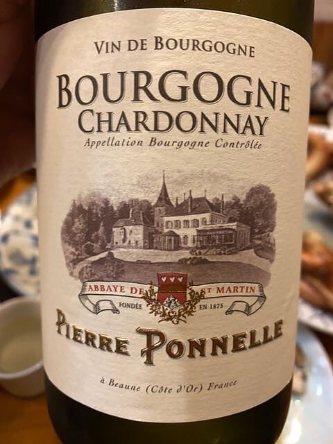 Pierre Ponnelle Bourgogne Chardonnay(ピエール・ポネル ブルゴーニュ シャルドネ)