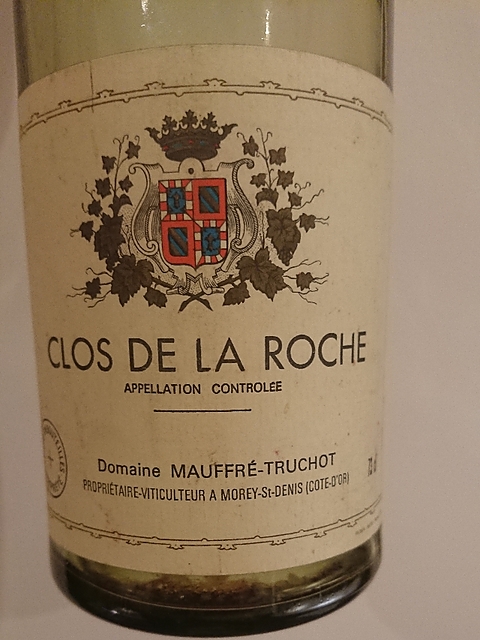 ワイン CLOS DE LA ROCHE 1996 Jacky Truchot Jacky Truchot Clos de la Roche Grand Cru, Cote de Nuits