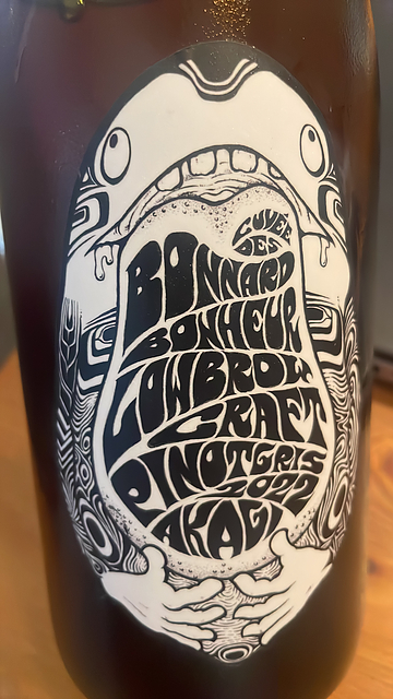 Cuvée des Bonnard Bonheur Lowbrow Craft PinotGris 2022
