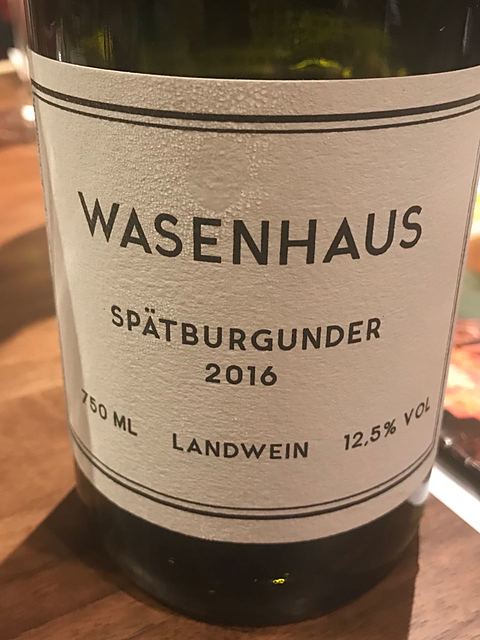Wasenhaus Spätburgunder 2016