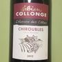 Fabien Collonge L'Aurore des Côtes Chiroubles(2012)