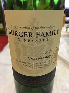 Burger Family Vineyards Chardonnay(バーカー・ファミリー・ヴィンヤーズ シャルドネ)