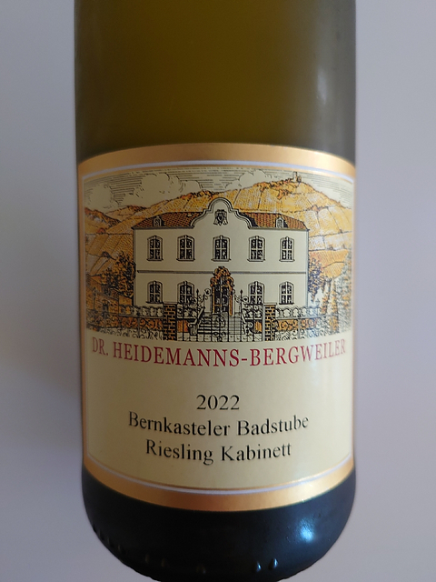 Dr. Heidemanns Bergweiler Bernkasteler Badstube Riesling Kabinett